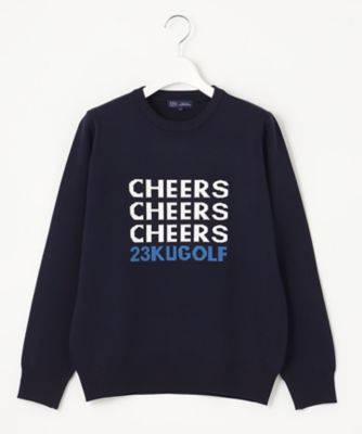 軽量さが自慢！【ＷＯＭＥＮ】ＣＨＥＥＲＳ　ロゴニット（ＫＲＶＬＳＳ０３０４）