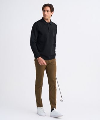 MEN】長袖ニットポロシャツ ホールガーメント