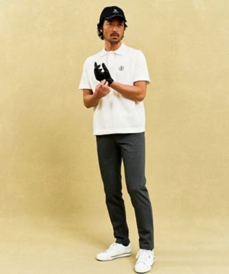 【ＭＥＮ】【ウォッシャブル】ニットで表現した大人な一枚　通気性抜群でムレにくい　ニット　ポロシャツ　（ＫＲＶＴＧＳ０３０５）