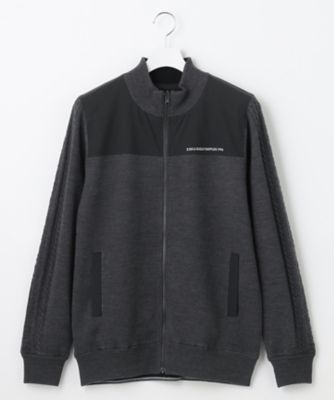 【ＭＥＮ】リバーシブル　ニットブルゾン　１着で２つコーデが楽しめる　柔らかい肌触り（ＫＲＶＴＳＷ０５０１）