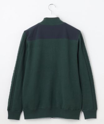 【ＭＥＮ】リバーシブル　ニットブルゾン　１着で２つコーデが楽しめる　柔らかい肌触り（ＫＲＶＴＳＷ０５０１）