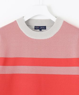 【ＭＥＮ】【洗える】カラーブロック　裏付き　ニット（ＫＲＶＴＳＷ０５２１）