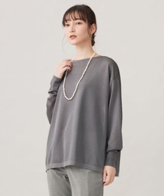 ＜自由区 S (Women/小さいサイズ)＞【洗える】シャイニールレックス　ニット（ＫＲＷ７ＣＡ０３５６）