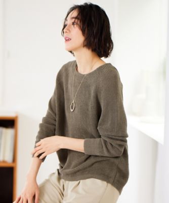 WEB限定カラーあり・ロングシーズン】リネンミドルゲージボート 