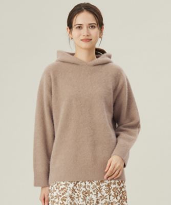 ＜自由区 S (Women/小さいサイズ)＞フォックスウール　フーディー（ＫＲＷ７ＧＳ００５５）