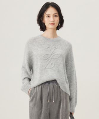 ＜自由区 S (Women/小さいサイズ)＞アルパカミドルゲージ　ニット（ＫＲＷ７ＧＳ００５９）