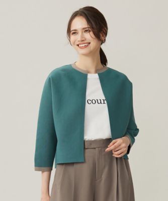 【洗える】ポリエステルホールガーメントボレロ　ニット（ＫＲＷＭＣＡ０３５２）