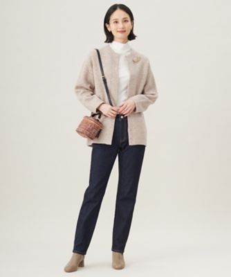 洗える】ブークレーニット アウター（KRWMCW0561） | 自由区