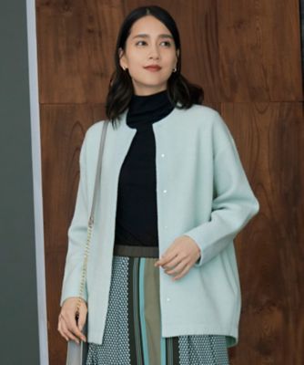 洗える】ブークレーニット アウター（KRWMCW0561） | 自由区