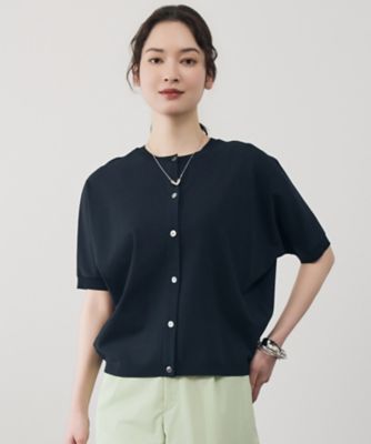 ＜自由区 (Women)＞【前後着用可能】クレープストレッチドルマンスリーブ　ニット（ＫＲＷＭＬＭ０４５１）