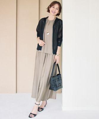 SHIHOさん着用・大人の日常着】ライトメッシュジップ パーカー