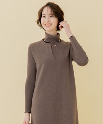 ＜自由区 (Women)＞【ＷＥＢ限定／セット着用可】セミウーステッド　タートルネック（ＫＲＷＭＮＷ０６５６）