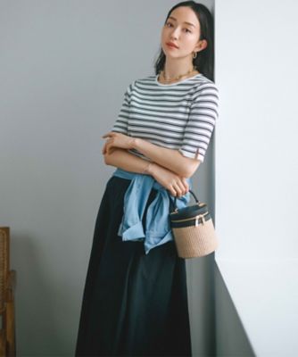 大きいサイズ23区 レーヨンポリエステルストレッチニット(自由区ICBクミキョク 大きいサイズ23区 レーヨンポリエステルストレッチニット(自由区