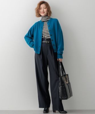 23区★ピュアカシミヤ ニットカーディガン Oggi掲載/洗える】ピュアカシミヤ ニットカーディガン | 23区(23KU