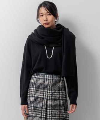 【Ｏｇｇｉ２月号掲載／洗える】ピュアカシミヤ　クルーネック　ニット（ＫＲＷＯＣＷ０４５１）