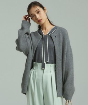 ＜23区 (Women)＞【ＣＬＡＳＳＹ．１１月号掲載／洗える】ラクーンブレンドダブルフェイス　ニットカーディガン（ＫＲＷＯＣＷ０４５７）