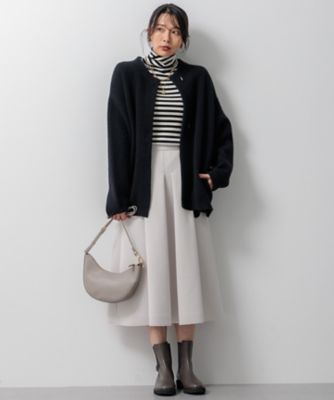 【ＣＬＡＳＳＹ．１１月号掲載／洗える】ラクーンブレンドダブルフェイス　ニットカーディガン（ＫＲＷＯＣＷ０４５７）