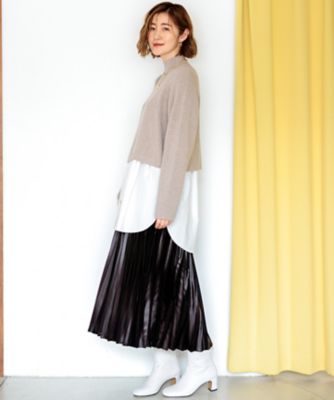 洗える】レイヤードコンビ ニット（KRWOCW0461） | 23区