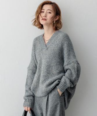 【ＧＬＯＷ１１月号掲載】ヘアリーラメリリー　バルキー　ニット（ＫＲＷＯＣＷ０５６６）