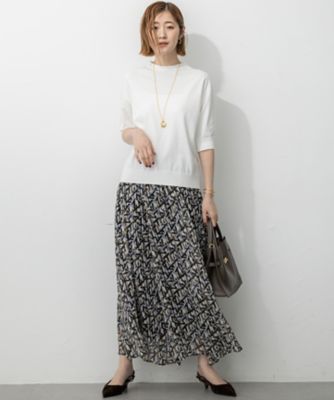 【新品タグ付き】BORDERS at BALCONY　パフスリーブ　半袖ニット 2025年最新】BORDERS at BALCONY 半袖の人気アイテム - メルカリ