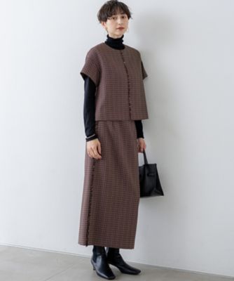 CLASSY掲載☆23区　今期新品タグ付き　コットンタートルネックニット CLASSY．掲載／洗える】スムージーコットン タートルネック