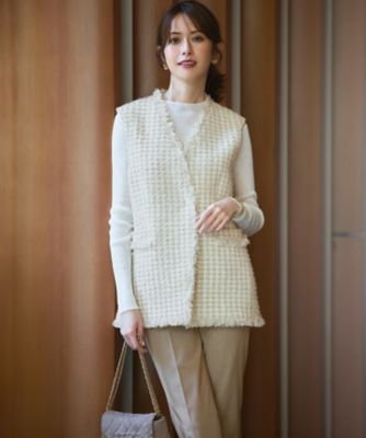 【舞湖】トレンチジャケット+ハイネックリブニットまとめ買い LIP SERVICE（リップサービス）｜ ファーカラーマーメイドトレンチ