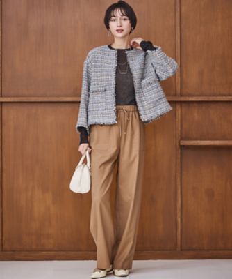 新品タグ付き　シアーリブハイネック RASW]シアーリブハイネックニット【Pierrot】【スピード配送