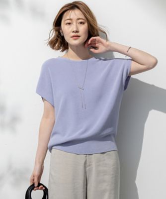 25SS✨新品タグ 23区 【洗える】コットンアセテート オーバーサイズ ニット 25SS✨新品タグ 23区 【洗える】コットンアセテート オーバー