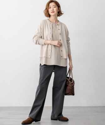 見上愛さん着用／STORY掲載】ピュアカシミヤ クルーネック