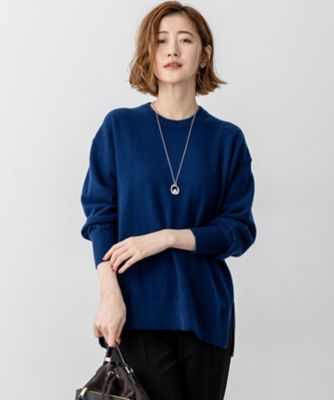 見上愛さん着用／Oggi・STORY掲載】ピュアカシミヤ クルー