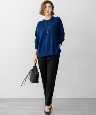 見上愛さん着用／Oggi・STORY掲載】ピュアカシミヤ クルー