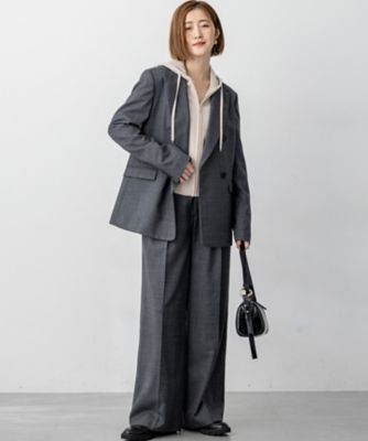 見上愛さん着用／洗える】ピュアカシミヤ ジップアップ ニット