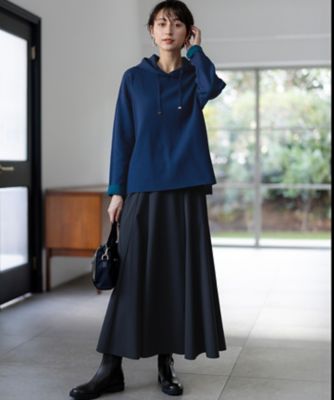 洗える】ダブルフェイスニット パーカー（KRWOGW0464） | 23