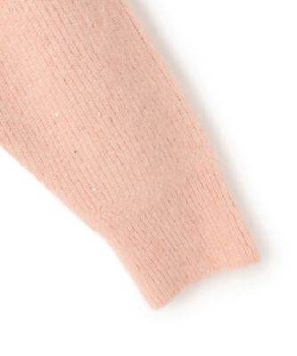 モヘヤミックススパングル Vネック ニット（KRWOGW0654