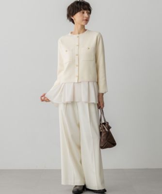 洗える】ベロアニット カーディガン（KRWOGW0656） | 23区