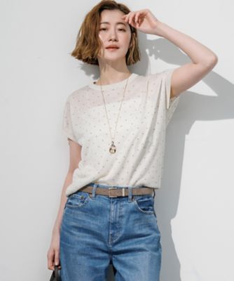 WEB＆一部店舗限定カラーあり】シアードット フレンチスリーブ