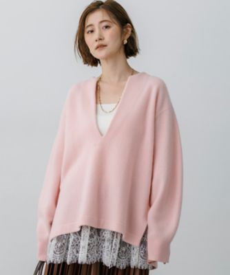 フェルティ キーネック ニットチュニック（KRWOLW0558