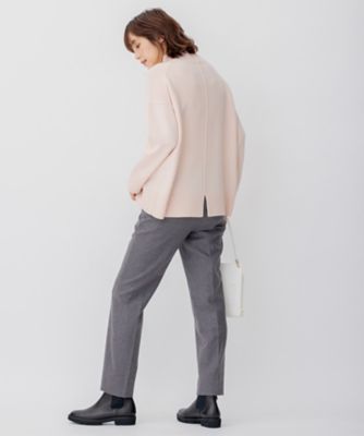 【好評につき新色追加／ＣＬＡＳＳＹ．１月号掲載】ウールカシミヤブレンド　スタンドネック　ニット（ＫＲＷＯＮＷ０５５３）