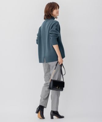 【好評につき新色追加／ＣＬＡＳＳＹ．１月号掲載】ウールカシミヤブレンド　スタンドネック　ニット（ＫＲＷＯＮＷ０５５３）