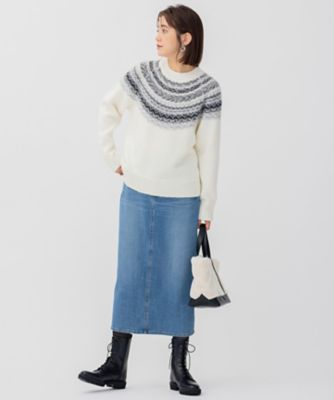 【ＣＬＡＳＳＹ．１２月号掲載】フェアアイル　ニット（ＫＲＷＯＮＷ０５６１）