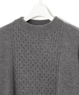 【洗える】ウールカシミヤブレンド　チュニック　ニット（ＫＲＷＯＮＷ０５６３）