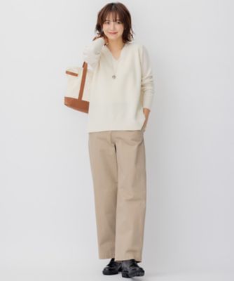 【ＷＥＢ限定】カシミヤブレンドバルキー　Ｖネック　ニット（ＫＲＷＯＮＷ０５６４）