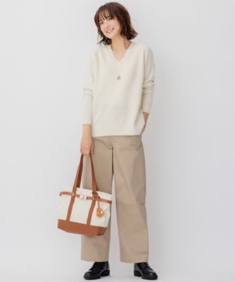 【ＷＥＢ限定】カシミヤブレンドバルキー　Ｖネック　ニット（ＫＲＷＯＮＷ０５６４）