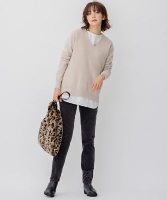 【ＷＥＢ限定】カシミヤブレンドバルキー　Ｖネック　ニット（ＫＲＷＯＮＷ０５６４）