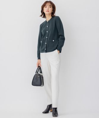 CLASSY．1月号掲載】ウールブレンド カーディガン