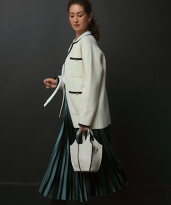 ミニブークレ ニットジャケット（KRWOSA0362） | 23区