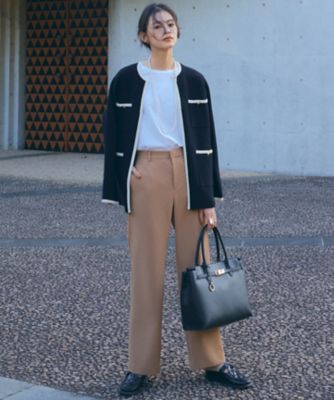 ミニブークレ ニットジャケット（KRWOSA0362） | 23区