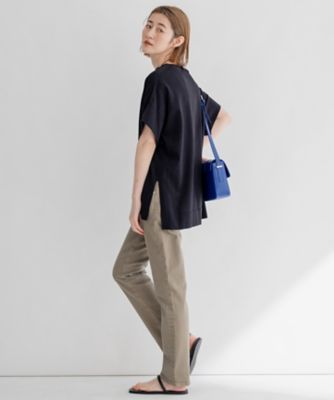 洗える】コットンアセテート プルオーバー ニット