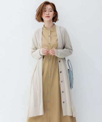 ＜23区 (Women)＞【洗える】シアーコットンナイロン　ロングカーディガン（ＫＲＷＯＳＭ０６５０）