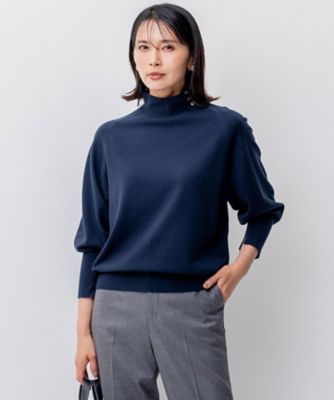 セミウーステッド ハイネック ニット（KRWOSW0459） | 23区